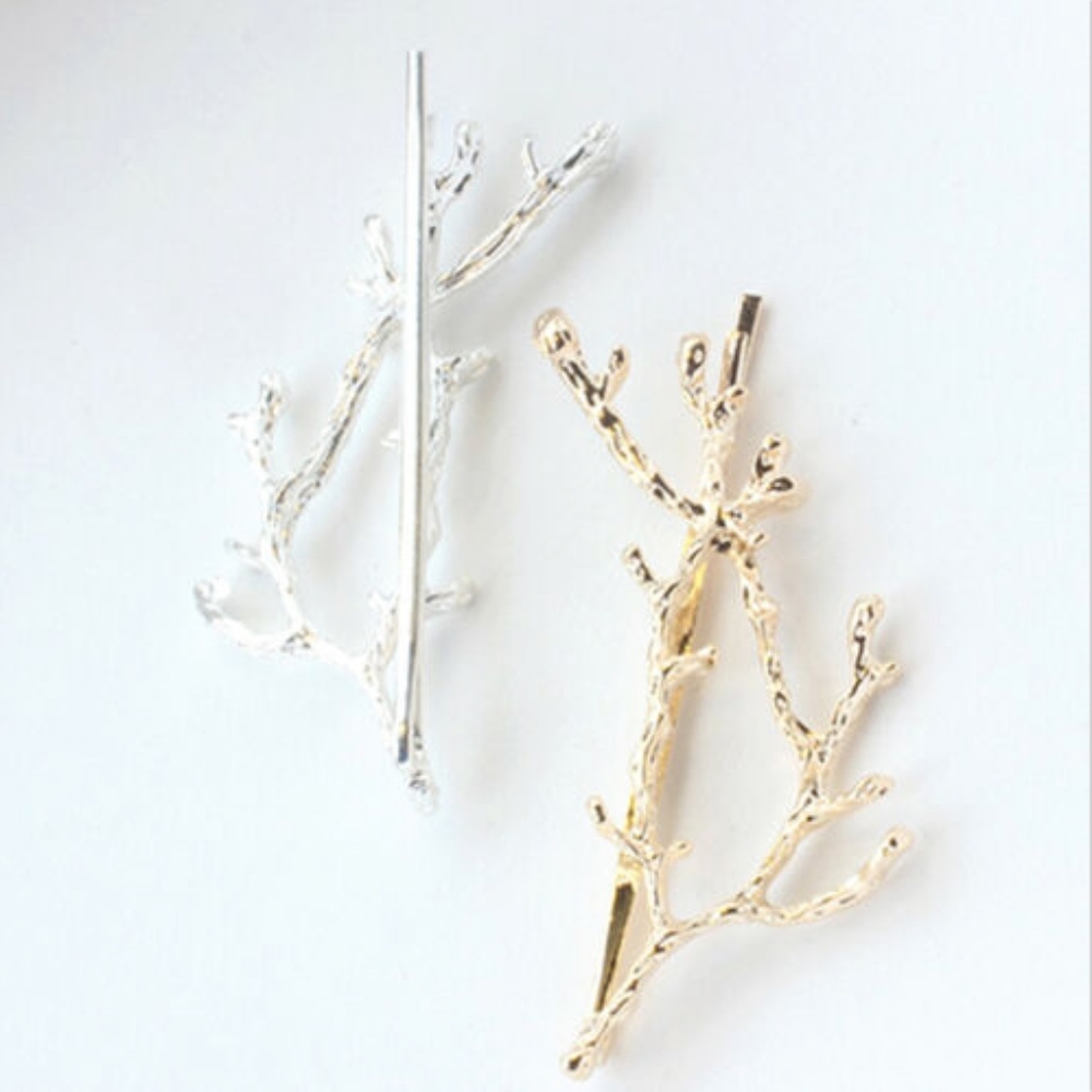 (Set of 2) Branches Hair Clip Pins - Picture 7 of 8